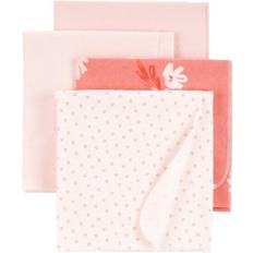 Carter's Baby Girls 4-Pack Receiving Blankets OSZ Pink