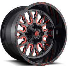18" - 5/120 Car Rims Fuel Off-Road Stroke D612 Wheel, 18x9 with 6 on 135/6 on 139.7 Bolt Pattern Gloss Candy