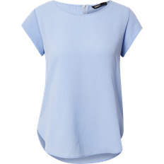 Only Vic Loose Short Sleeve Top - Vista Blue