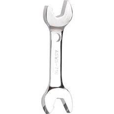 Wrench: Alloy Steel, Chrome, 7/16 4 Overall Lg, Offset - 1 Each 7/16" Ring Slogging Spanner