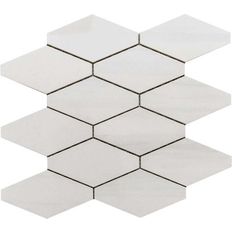 The Tile Life Stately Elongated Hex 12x12 Porcelain Marble Look Sq