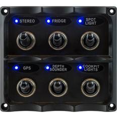 Electrical Outlets & Switches Sea-Dog water resistant toggle switch panel