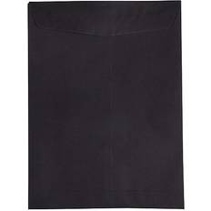 Jam Paper 9 x 12 Open End Envelopes Black 25/Pack