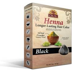Black Henna Hair Dyes OKAY Longer Lasting Henna Color Black