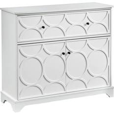 White Glass Cabinets Buylateral Simple Living Dawson Circle Front Glass Cabinet