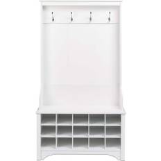 Shoe Racks Prepac Hall Tree Shoe Rack 38x68"