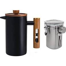 Bonjour Coffee Ami-Matin 8 Cup French Press Black