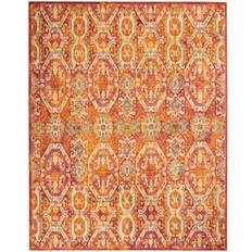 Nourison Allur Orange, Red, Blue, Multicolor 108x144"