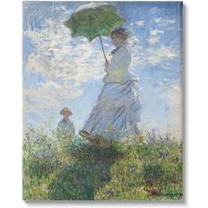 Stupell Industries Woman with a Parasol Classic Claude Monet Painting Framed Art