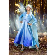 Disguise Deluxe Frozen Elsa Costume for Women Blue/White