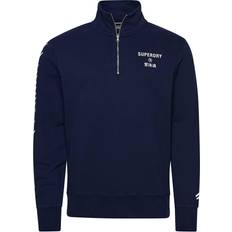 Superdry Code Core Sport Half Zip Sweatshirt - Navy Blue