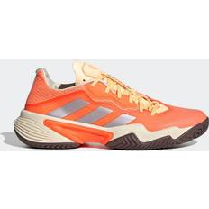 Beige - Women Racket Sport Shoes Adidas Barricade Tennis Shoes Solar Orange Womens