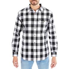 Smith's Workwear Men's Plaid Pocket Flannel Button-Up Shirt