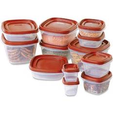 Red Food Containers Rubbermaid 24 piece storage set Food Container