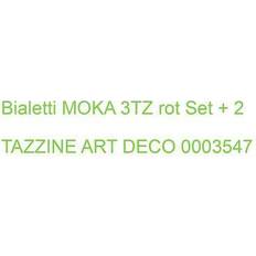 SET 2 TAZZINE BIALETTI ART DECO