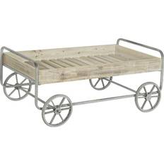 Dkd Home Decor Cart 110 Fir Natural Trolley Table