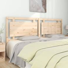 Senger & Madrasser på salg vidaXL brown, 205.5 Solid Wood Pine Bed Bed Headboard