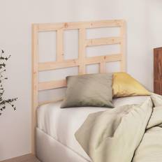 vidaXL brown, 106 Solid Wood Pine Bed Bed Headboard