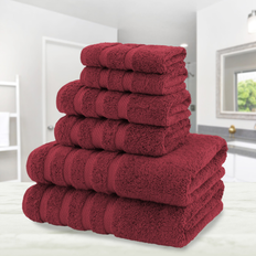 Textiles American Soft Linen 6 Bath Towel Black, Yellow, Red, Blue, Gray, Brown