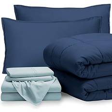 Light blue comforter set Bare Home Bedding Set Bedspread Blue