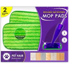 HOMEXCEL Microfiber Mop Pads Compatible with Swiffer Sweeper Mops