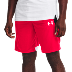 Under Armour Men's Baseline 10" Shorts - Red/White