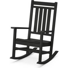 Black Outdoor Rocking Chairs Polywood Estate Rocking Chair