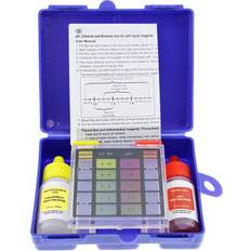 Measurement & Test Equipment 3-way swimming pool & spa test kit, tests water for ph, chlorine, bromine levels