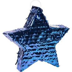 Fun Express Pinata blue star, party decor, 1 piece