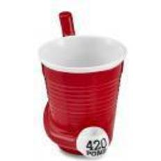 Fashioncraft novelty mug red beer pong