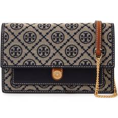 TORY BURCH T Monogram Jacquard Chain Wallet