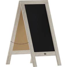 Chalk board sign Flash Furniture Canterbury Wooden Indoor/Outdoor A-Frame Magnetic Sign Notice Board