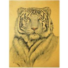 Golden Bilder Ebern Designs Portrait Weißer Tiger II Bild