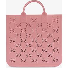 Gucci Girls GG Tote Bag (33cm) Girls Kids One Size Pink Rubber by Childrensalon