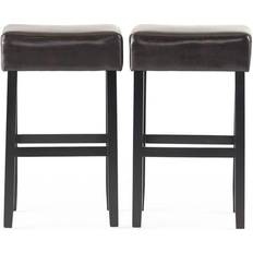 Bar Stools Christopher Knight Home Leah Acacia Chat Bar Stool