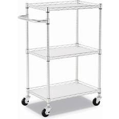 Trolley Tables on sale Alera 3-Shelf Wire Cart Trolley Table