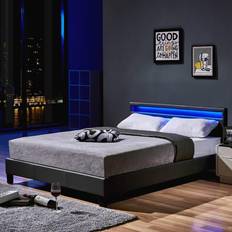 Betten & Matratzen Home Deluxe LED Bed Astro Bettrahmen 140x200cm