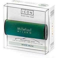 Luftfrisker Millefiori Milano 16CARGR White Musk Car Air Freshener Icon, Classic Line