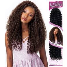 Sensationnel Black Hair Clips Sensationnel lulutress synthetic crochet braid water wave