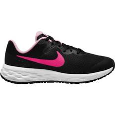 Nike Revolution 6 GS - Black/Pink Foam/Hyper Pink