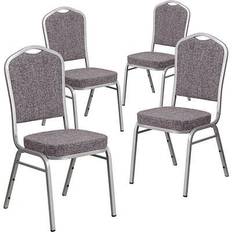 Flash Furniture Crown Back Stacking Banquet Armchair