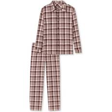 Schiesser Long Pajama Set - Apricot