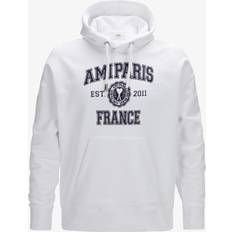 Ami Paris White Sweaters Ami Paris Wool Hoodie Unisex - Tricotine White