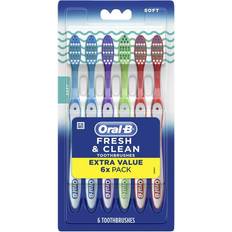 Oral-B Dental Care Oral-B Fresh & Clean Toothbrushes Soft 6-pack