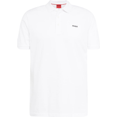 Hugo Boss Donos Polo Shirt - White/Black