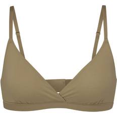 SKIMS Fits Everybody Crossover Bralette - Khaki