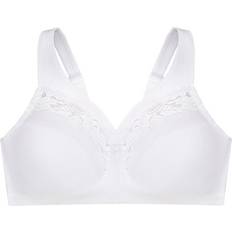 Glamorise Womens Full Figure Wirefree Minimizer Support Bra #1003 :  : Clothing, Shoes & Accessories