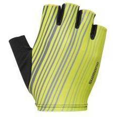 Gelb - Herren Handschuhe Shimano Auspuffhandschuhe, Unisex, Erwachsene, Mehrfarbig, Einheitsgröße