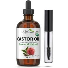 Castor oil 2oz organic, extra strength, serum for eyelashes, eyebrows, hair