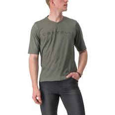 Castelli Men Tops Castelli Trail Tech SS Tee, Forest Grey